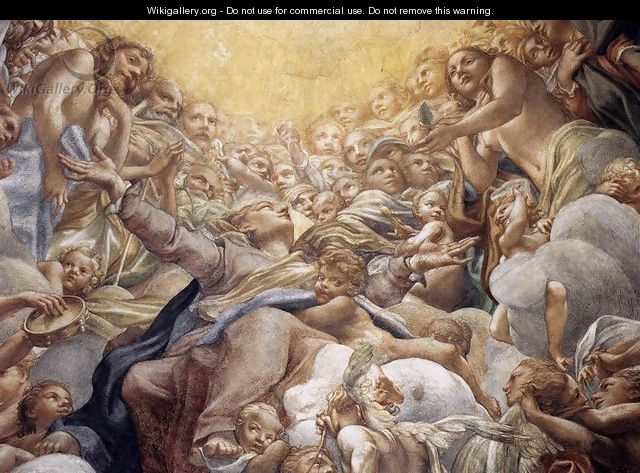 Assumption of the Virgin (detail) - Correggio (Antonio Allegri)