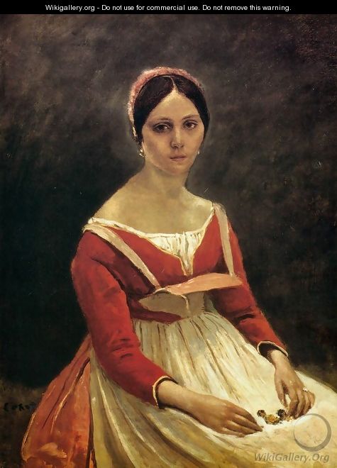 Young Woman (Madame Legois) - Jean-Baptiste-Camille Corot