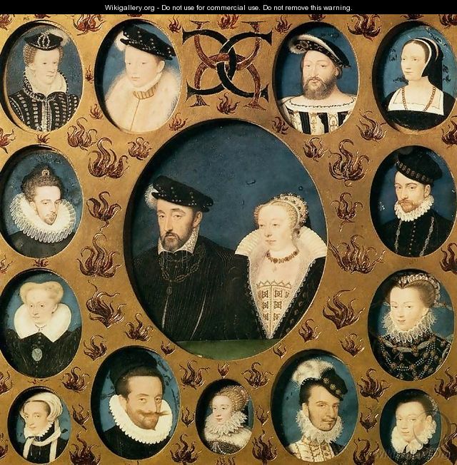 Henri II of Valois and Caterina de