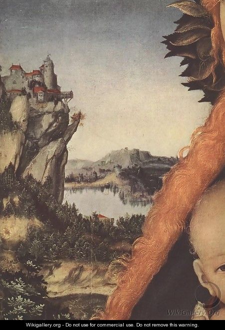 Virgin and Child (detail) - Lucas The Elder Cranach