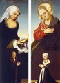 Sts Elizabeth and Anne (inside) - Lucas The Elder Cranach