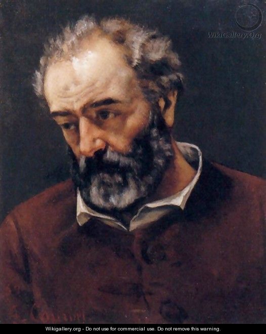 Portrait of Chenavard - Gustave Courbet