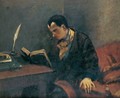 Portrait of Baudelaire - Gustave Courbet