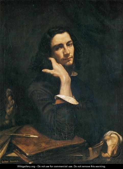 Self-Portrait (Man with Leather Belt) - Gustave Courbet