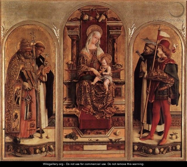 Triptych of Camerino - Carlo Crivelli