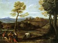 Landscape with the Flight into Egypt - Domenichino (Domenico Zampieri)