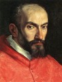 Portrait of Cardinal Agucchi (detail) - Domenichino (Domenico Zampieri)