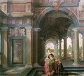 Palace Courtyard with Figures 2 - Dirck Van Delen