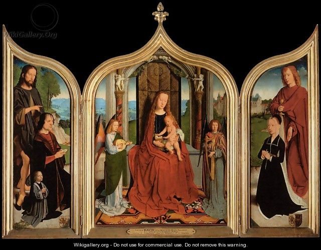 Triptych of the Sedano Family - Gerard David