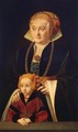 Portrait of a Woman with her Daughter - Barthel Bruyn