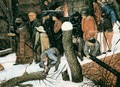 Adoration of the Magi (detail) 2 - Pieter The Younger Brueghel