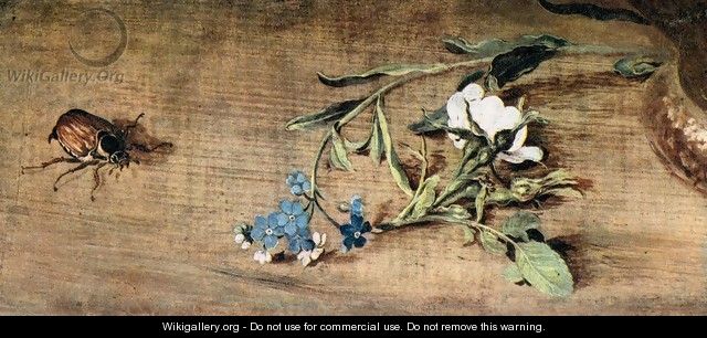 Bouquet of Flowers (detail) - Jan The Elder Brueghel