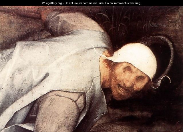 The Parable of the Blind Leading the Blind (detail) 3 - Pieter the Elder Bruegel