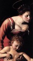 Madonna Palafrenieri (detail) - Caravaggio