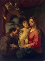 Virgin and Child with St Francis of Assisi - Simone Cantarini (Pesarese)