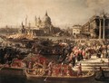 Arrival of the French Ambassador in Venice (detail) - (Giovanni Antonio Canal) Canaletto