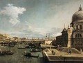 Entrance to the Grand Canal and the Church of La Salute - (Giovanni Antonio Canal) Canaletto