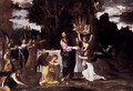 Christ Served by Angels in the Wilderness - Lodovico Carracci