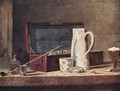 Still-Life with Pipe an Jug - Jean-Baptiste-Simeon Chardin