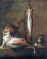 Still-Life with Cat and Fish - Jean-Baptiste-Simeon Chardin