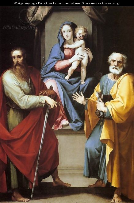 Madonna and Child with Sts. Peter and Paul - Giuseppe (d