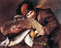 Boy with a Basket of Fish - Giacomo Ceruti (Il Pitocchetto)