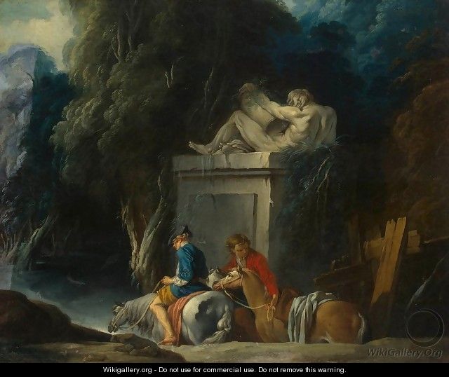 Crossing the Ford - François Boucher