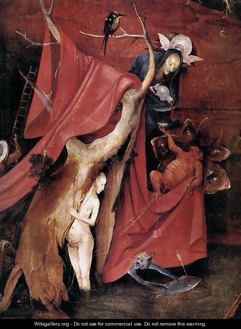 Triptych of Temptation of St Anthony (detail) 13 - Hieronymous Bosch