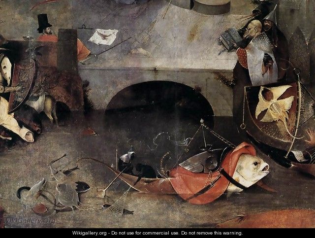 Triptych of Temptation of St Anthony (detail) 8 - Hieronymous Bosch