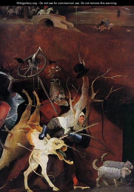 Triptych of Temptation of St Anthony (detail) - Hieronymous Bosch