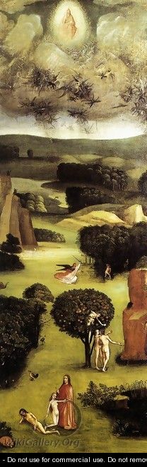 Triptych of Last Judgement (left wing) 2 - Hieronymous Bosch