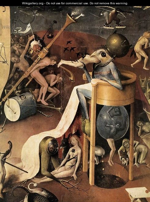 Triptych of Garden of Earthly Delights (detail) 10 - Hieronymous Bosch
