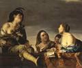 Merry Company with a Violinist - Jan Gerritsz van Bronchorst