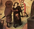 The Fight between Carnival and Lent (detail) 4 - Pieter the Elder Bruegel