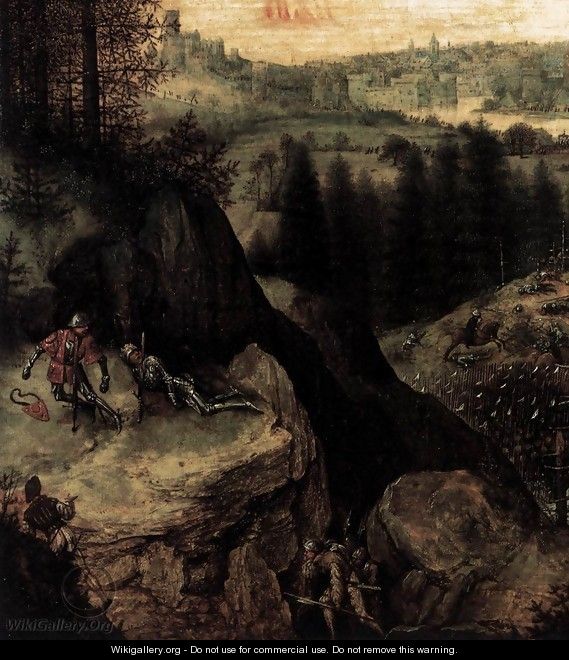 The Suicide of Saul (detail) 3 - Pieter the Elder Bruegel