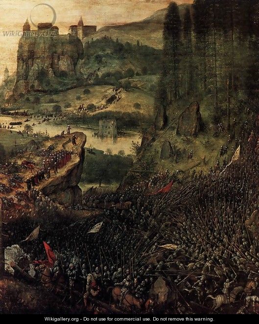 The Suicide of Saul (detail) - Pieter the Elder Bruegel