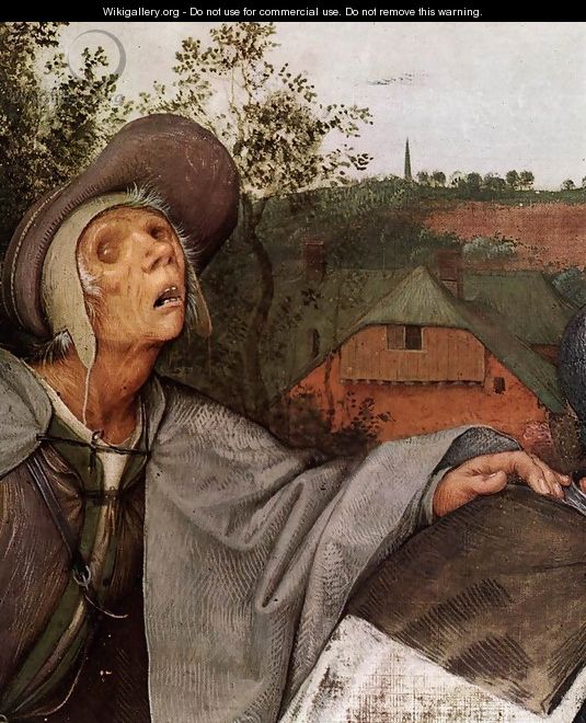 The Parable of the Blind Leading the Blind (detail) 2 - Pieter the Elder Bruegel