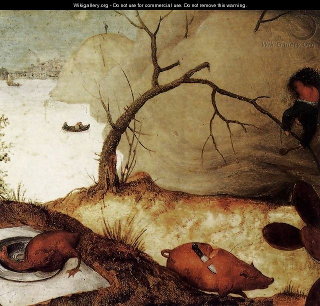The Land of Cockaigne (detail) 2 - Pieter the Elder Bruegel