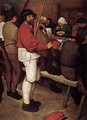 Peasant Wedding (detail) 3 - Pieter the Elder Bruegel