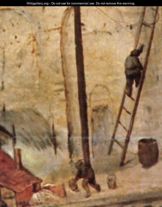 The Tower of Babel (detail) 13 - Pieter the Elder Bruegel