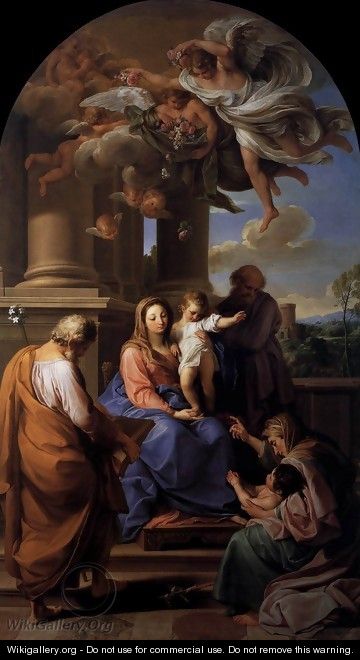 Virgin and Child with Saints - Pompeo Gerolamo Batoni