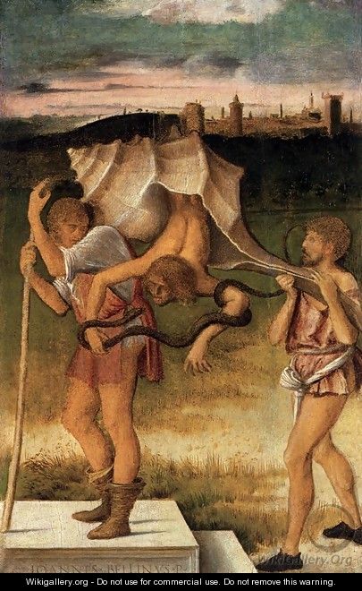 Four Allegories Falsehood (or Wisdom) - Giovanni Bellini