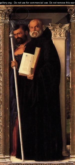 Frari Triptych (detail) 7 - Giovanni Bellini