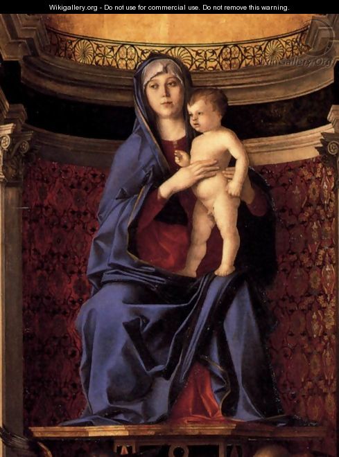 Frari Triptych (detail) 2 - Giovanni Bellini