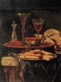Still-Life with Crystal Glasses and Sponge-Cakes - Christian Berentz