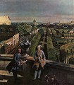 Vienna, Panorama from Palais Kaunitz (detail) - Bernardo Bellotto (Canaletto)