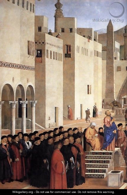 Sermon of St Mark in Alexandria (detail) - Giovanni Bellini