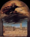 God the Father over the Piazza San Marco - Bonifacio Veronese (Pitati)