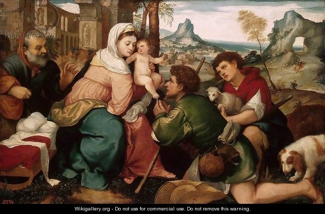 Adoration of the Shepherds - Bonifacio Veronese (Pitati)