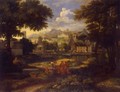 Landscape with the Finding of Moses - Etienne Allegrain